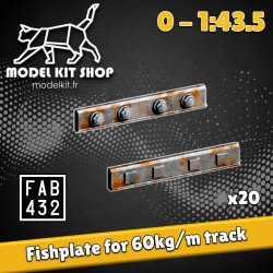 0 (1:43.5) - Giunto per binario da 60kg/m