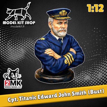 1:12 – Kapitän der Titanic – Edward John Smith (Büste)