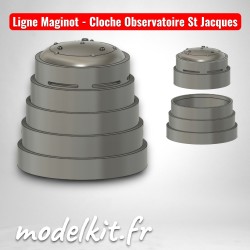 1:72-WWW2 - Maginot Line - Bell Beobachtung namens "Saint