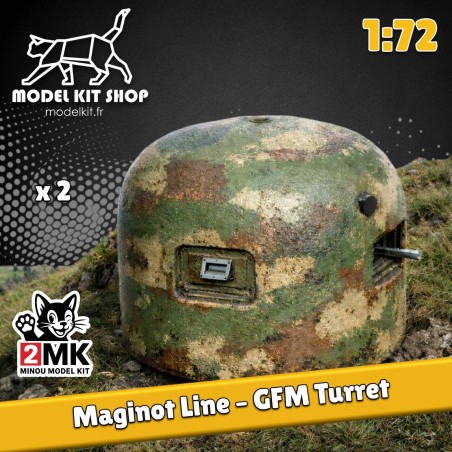 1:72 - Ligne Maginot - Cloche GFM - Modelkit.fr