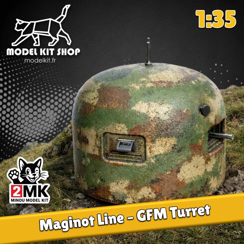 1:35 - Ligne Maginot - Cloche GFM - Modelkit.fr
