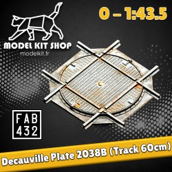 0 (1:43.5) - Decauville 2038B Drehteller (60cm Weg)