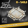 0 (1:43.5) - Decauville 2038B Drehteller (60cm Weg)