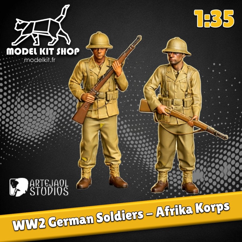 1:35 - WW2 Afrika Korps - German Soldiers