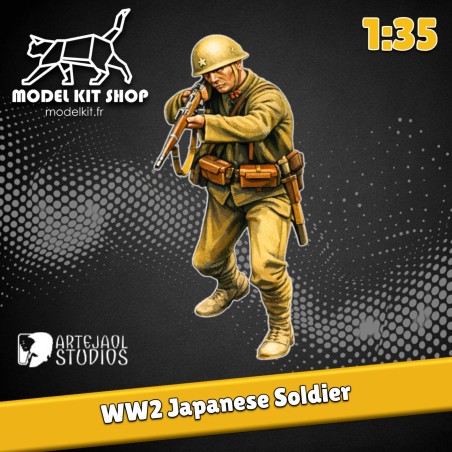1:35 - WW2 Soldat Japonais 4 - Modelkit.fr