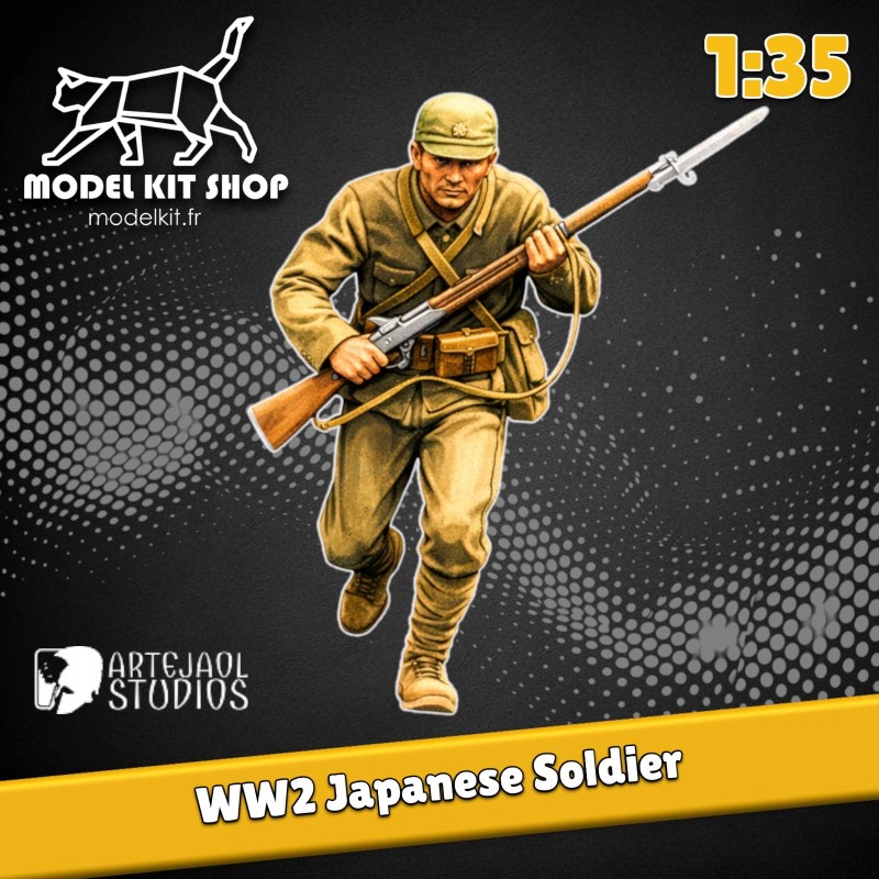 1:35 - WW2 Soldat Japonais 2 - Modelkit.fr