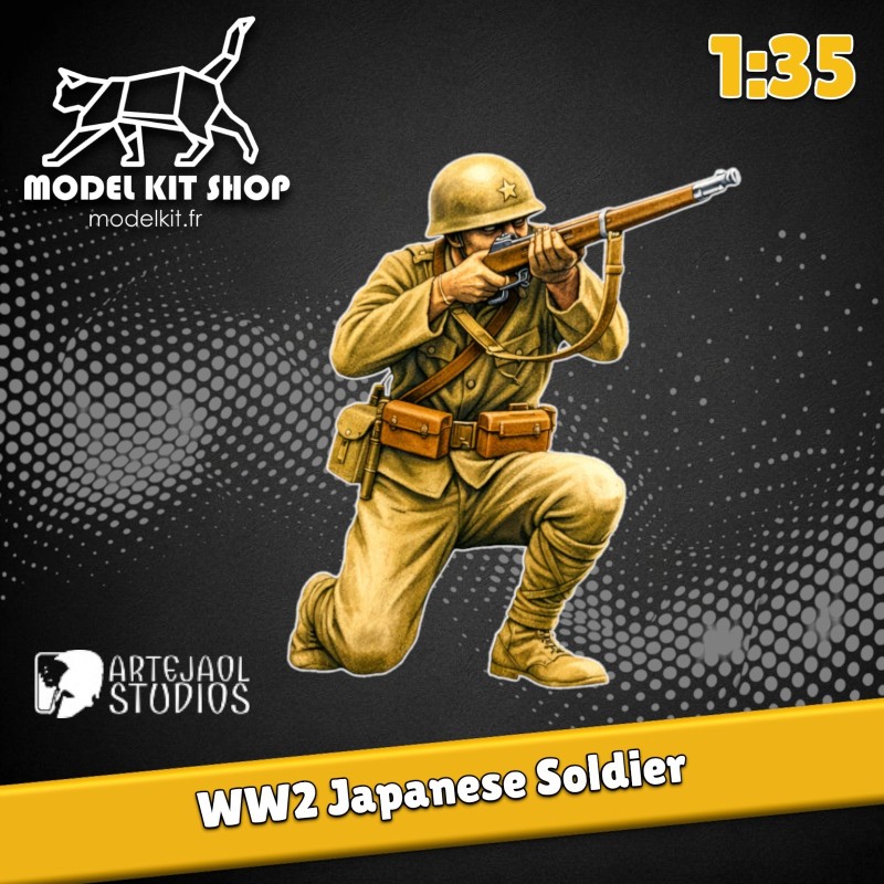 1:35 - WW2 Soldat Japonais 1 - Modelkit.fr