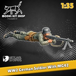1:35 - WW2 Il soldato Allemand a bordo di un MG42