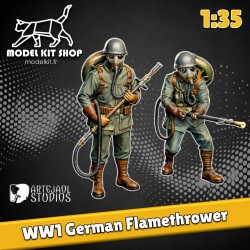 1:35 – WW1 Deutsches Flammenwerfer-Team