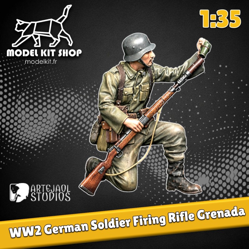 1:35 - WW2 Soldato tedesco che spara granate di fucile