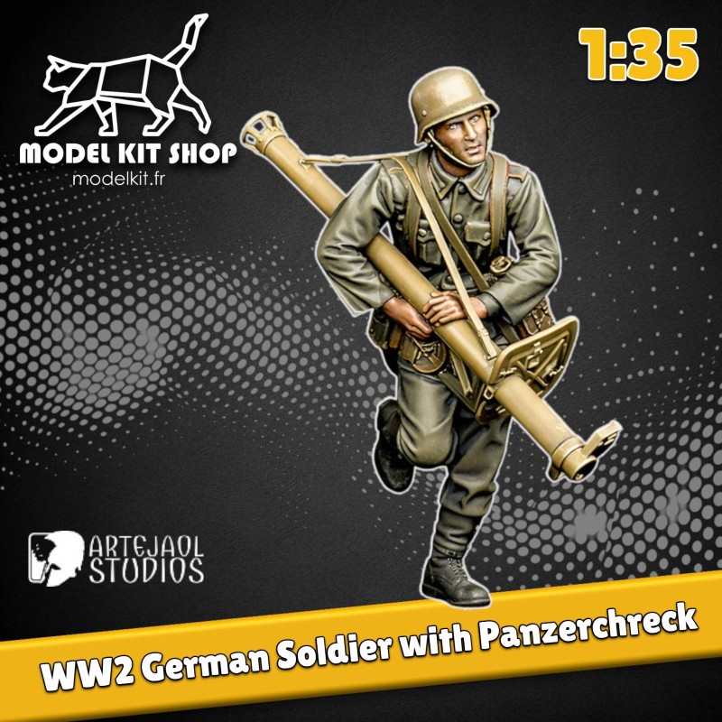1:35 - WW2 actual soldado alemán con panzerschreck 1