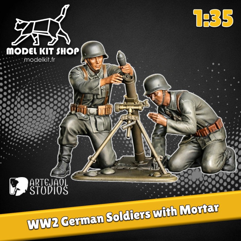 1:35 - WW2 Soldati tedeschi con mortaio