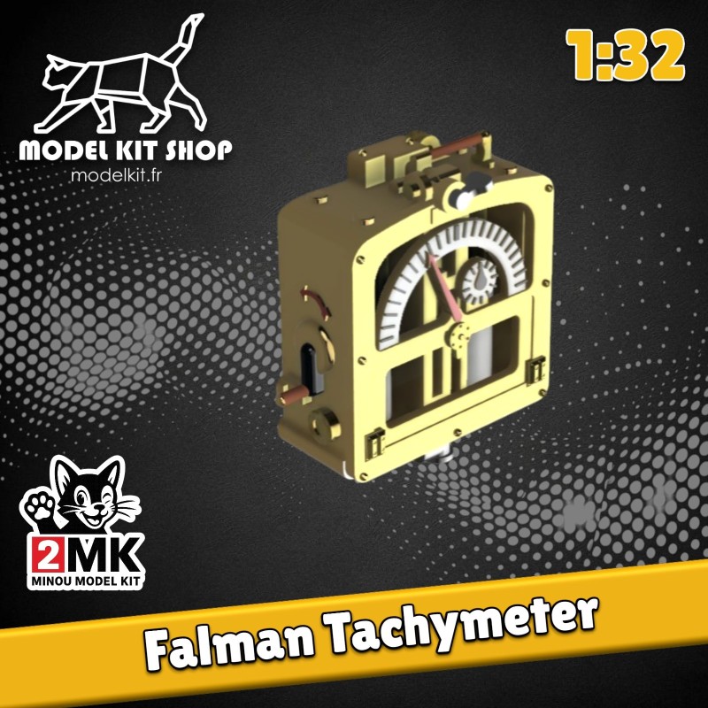 1:32 - Locomotive 141-R - Tachymetre Flaman - Modelkit.fr