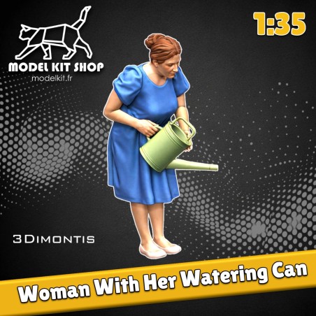 1:35 - Woman with watering