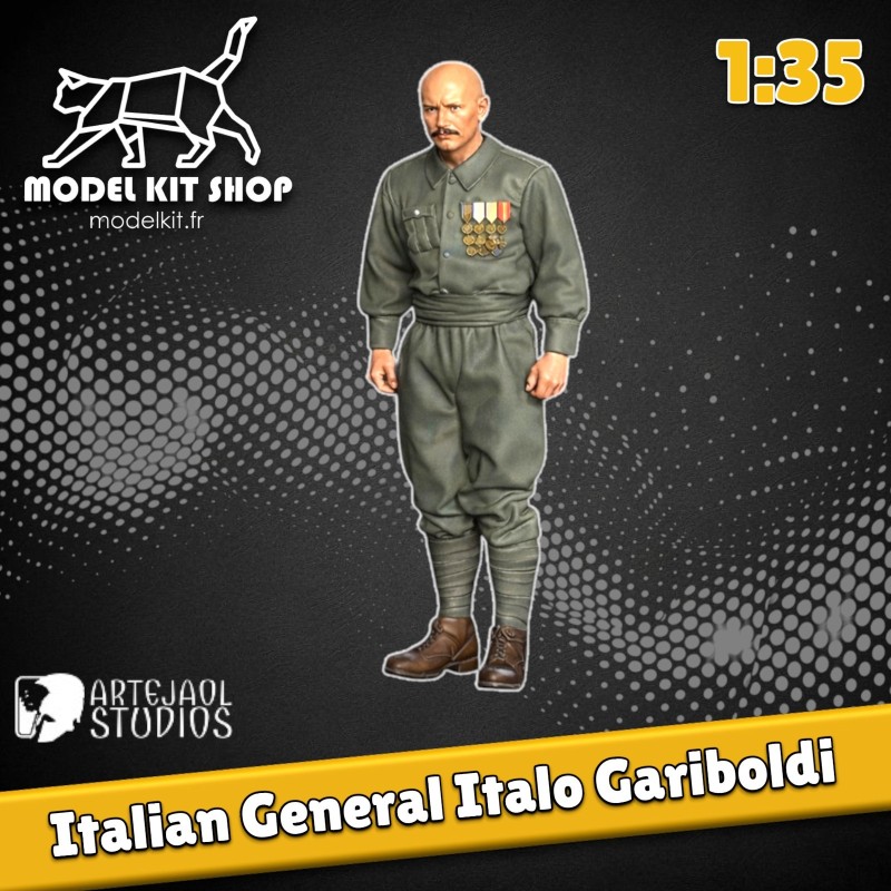 1:35 - WW2 General italien Italo Gariboldi - Modelkit.fr