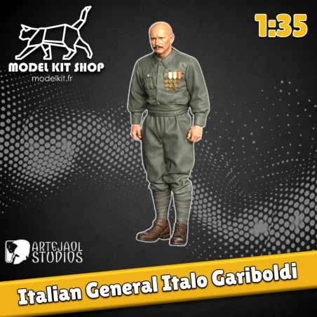 1:35 - WW2 General italien Italo Gariboldi - Modelkit.fr