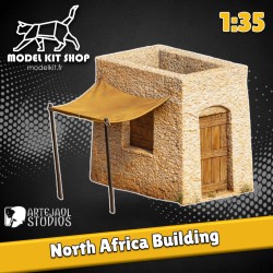 1:35 - WW2 Afrika korps - Batiment Nord Africain - Modelkit.fr