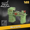 1:32 - Metal lathe