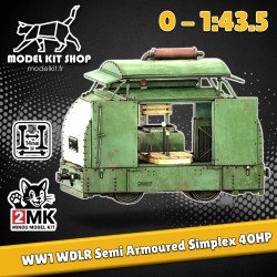 0 (1: 43.5) - WDLR SEMI-PRUGE SIMPTTX 40HP (mit Innenraum)