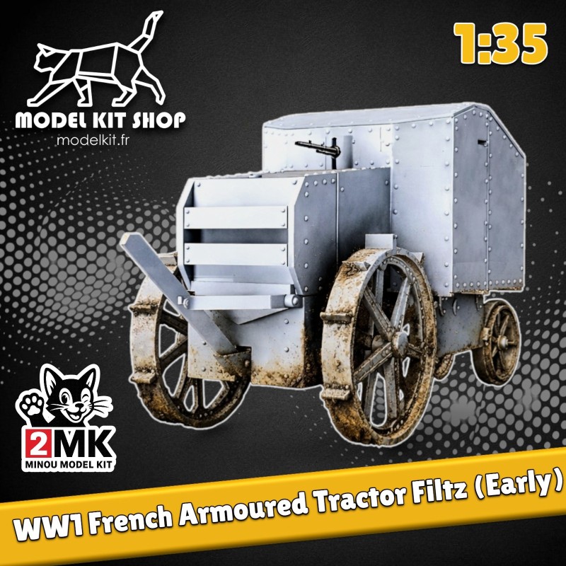 1:35 - WW1 - Tank Prototype Français basé sur le tracteur