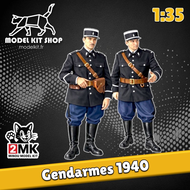 1:35 - Gendarmes 1940 - Modelkit.fr