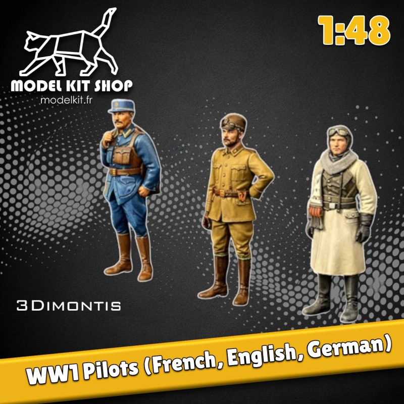 1:48 - WW1 Pilots (inglese, francese, tedesco)