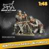 1:48 - WW2 Soldats allemands avec mortier - Modelkit.fr