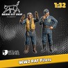 1:32 - WW2 Pilotes RAF - Modelkit.fr