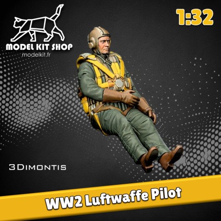 1:32 - WW2 Pilote Luftwaffe - Modelkit.fr