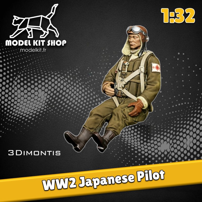 1:32 - WW2 Pilote Japonais - Modelkit.fr
