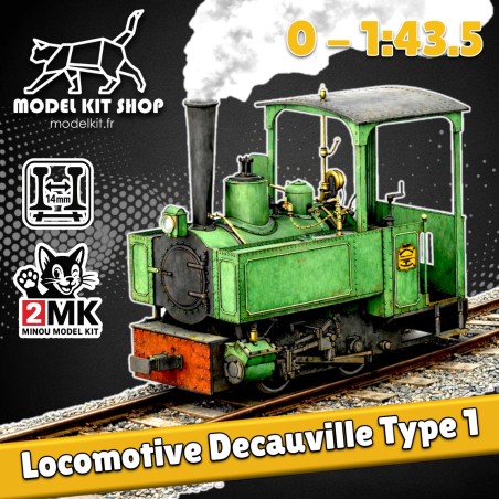 0 (1: 43.5) - Decauville-Lokomotive Typ 1