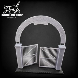 0 (1:43.5) - Entrée des Ateliers Decauville - Modelkit.fr