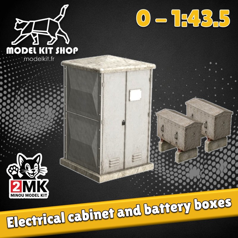 0 (1: 43.5) - Armario eléctrico y cajas de batería para señales