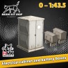 0 (1: 43.5) - Armario eléctrico y cajas de baterías para señales eléctricas