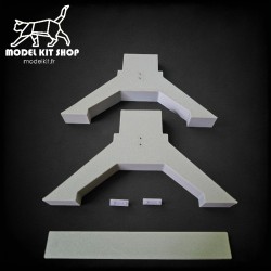 1:32 - Heurtoir en Béton - Modelkit.fr
