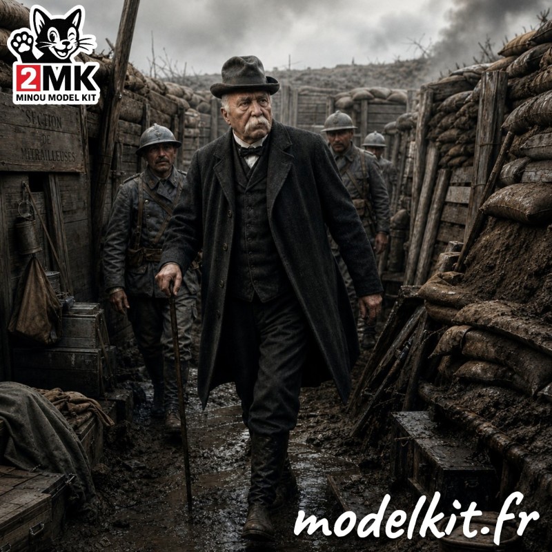 1:35 - WW1 Georges Clemenceau "Le Tigre" - Modelkit.fr
