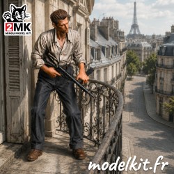 1:35 - Résistance - Résistant avec une sten - Modelkit.fr