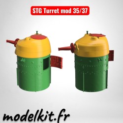 1:35 - WW2 Abnehmbarer Turm STG Mod35 / 37