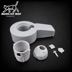 1:72 - WW2 Turret rimovibile STG Mod35 / 37 e posizione leggera