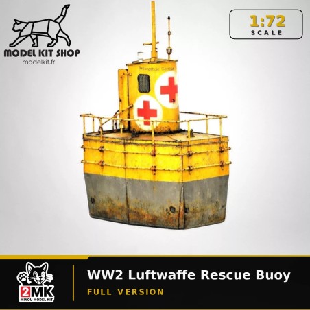 1:72 - WW2 Bouée de Sauvetage de la Luftwaffe ("Rettungsboje") - Version full