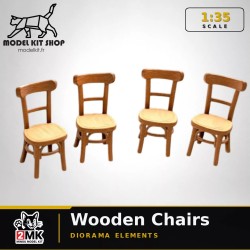 1:35 - Chaises en bois