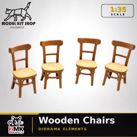 1:35 - Chaises en bois