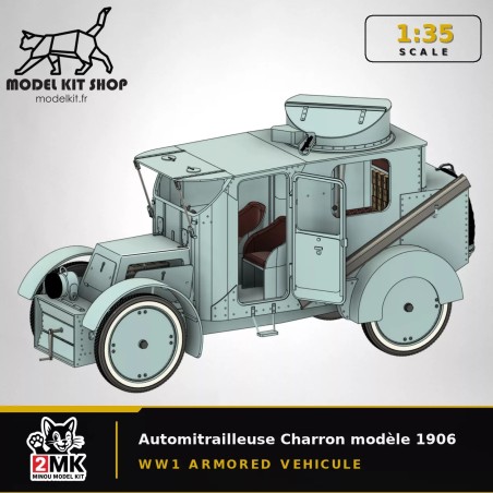 1:35 - Automitrailleuse Charron modèle 1906