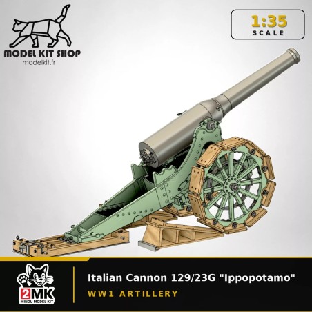 1:35 - Canon Italien 129/23G "Ippopotamo"