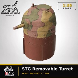 1:35 - WW2 Tourelle démontable STG mod35/37