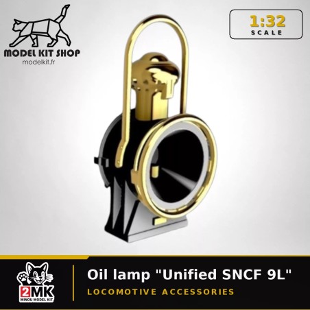 1:32 - Locomotive 141-R - Lampe à pétrol "Unifée 9L SNCF"