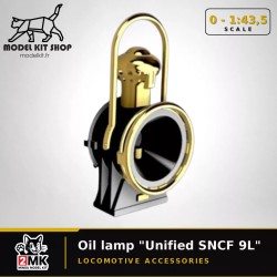 0 (1,43.5) - Locomotive - Oil lamp "Unifée 9L SNCF"