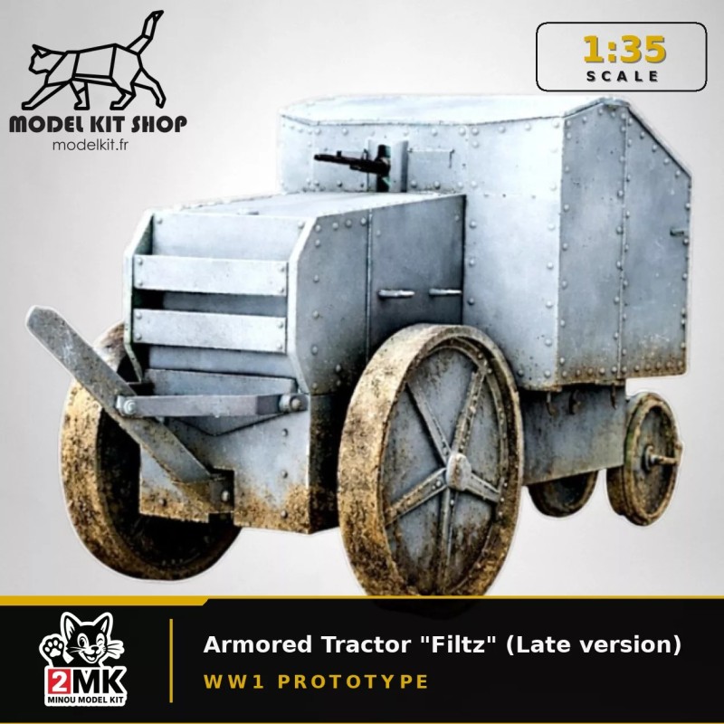 1:35 - WW1 - Tank Prototype Français basé sur le tracteur "Filtz" (Late version)