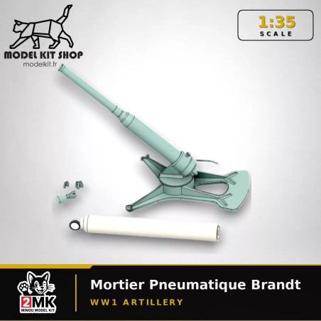 1:35 - WW1 - Mortier Pneumatique Brandt