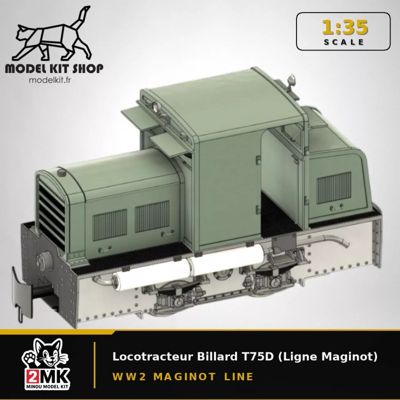 1:35 - Locotracteur Billard T75D (Ligne Maginot)